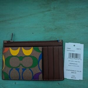 Coach card case in brand new condition